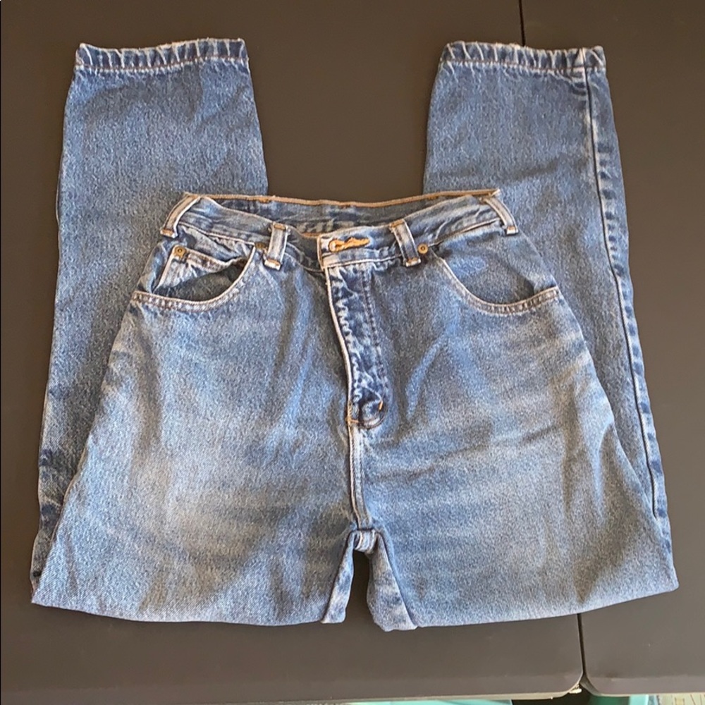 Insulated blue jeans